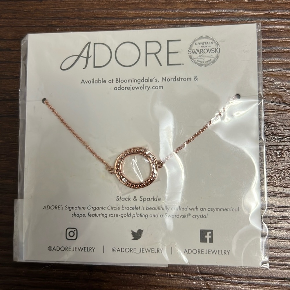 Swarovski Organic Circle Bracelet